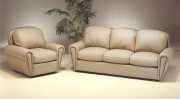 Hamilton Leather Sofa and Chair