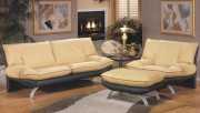 Princeton Leather Sofa and Chair Set